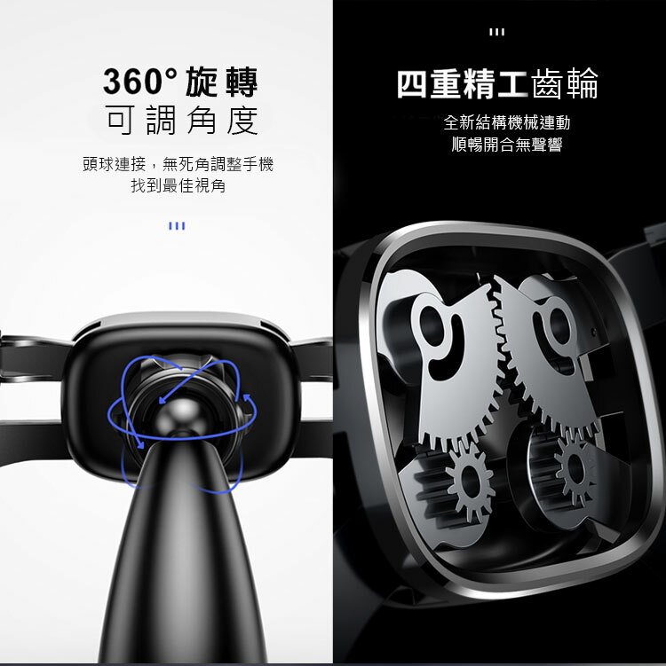 6 1 Baseus倍思橫屏重力車載支架