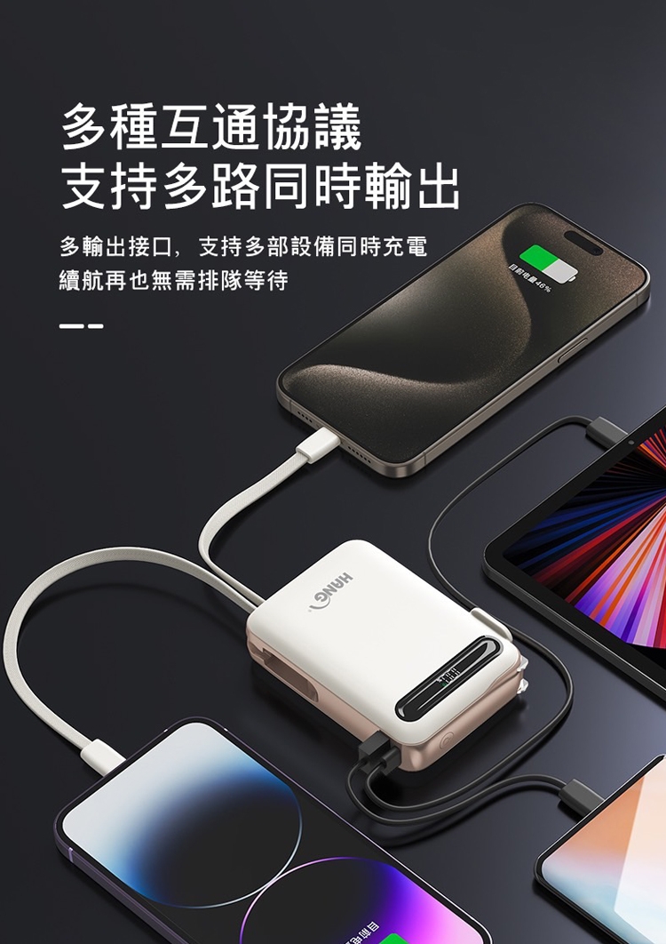 HANG AC2 自帶插頭 10000mAh 行動電源 22.5W三合一 PD QC快充 HANG AC2 自帶插頭 10000mAh 行動電源 7 HANG AC2 自帶插頭 10000mAh 行動電源 22.5W三合一 PD QC快充
