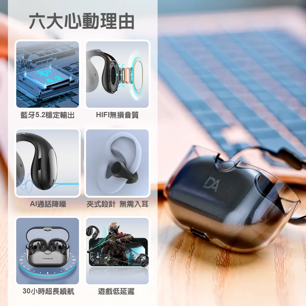 DA Air Pro6 夾耳式藍牙耳機(圖 7)