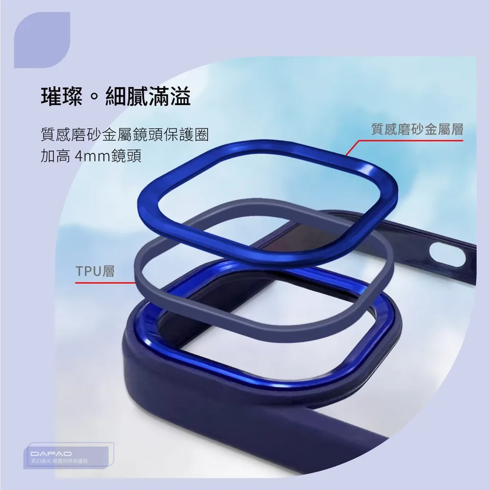 DAPAD柔幻極光 iPhone防摔保護殼 iPhone13/14/15全系列(圖 4)