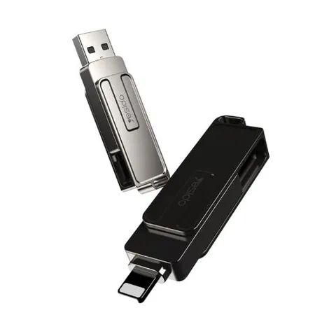 Yesido  FL16 USB+Lightning 2 合 1 USB 隨身碟，附 OTG 功能