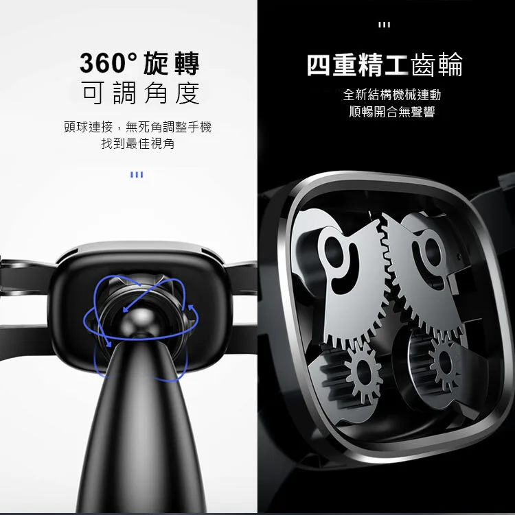 Baseus倍思橫屏重力車載支架（圖 5）