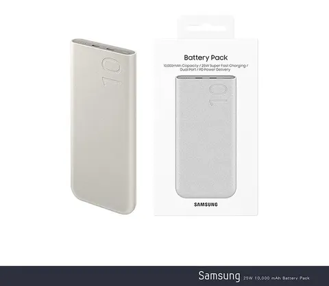 三星SAMSUNG 原廠 10000mAh 25W Type C雙向閃充行動電源 (EB-P3400)