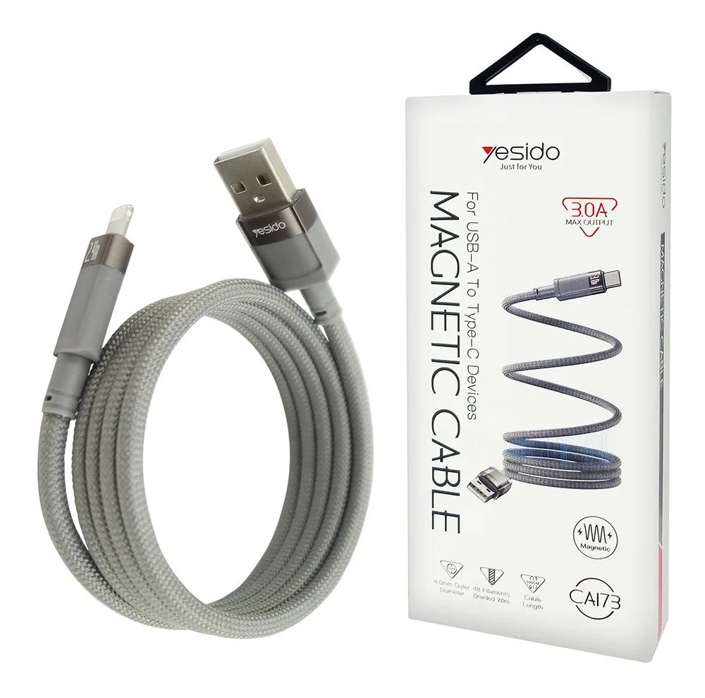 yesido 磁力編織充電線