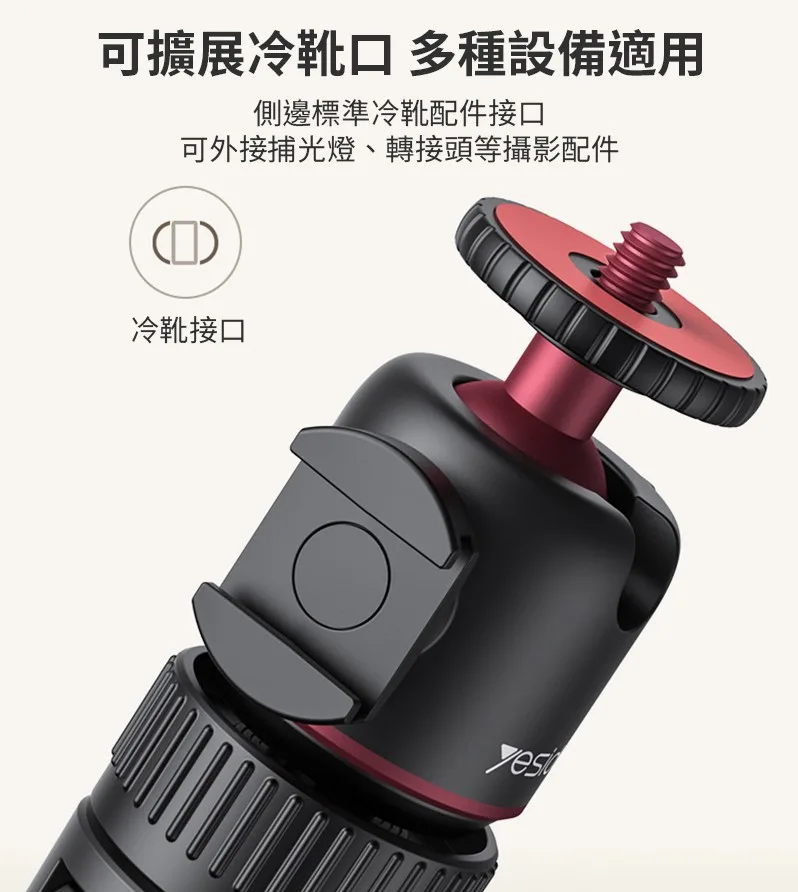 SF26 直播專用三腳架(支援手機夾/補光燈)（圖 3）